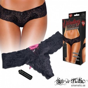 testar sexleksaker - snygga trosor med en vibrator och sladdlös fjärrkontroll