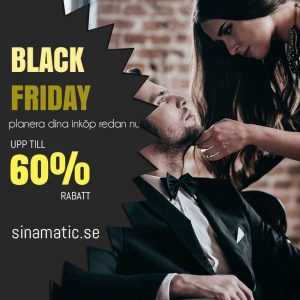 Black Friday på Sinamatic.se - billiga sexleksaker